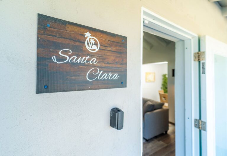 Santa Clara Door Sign
